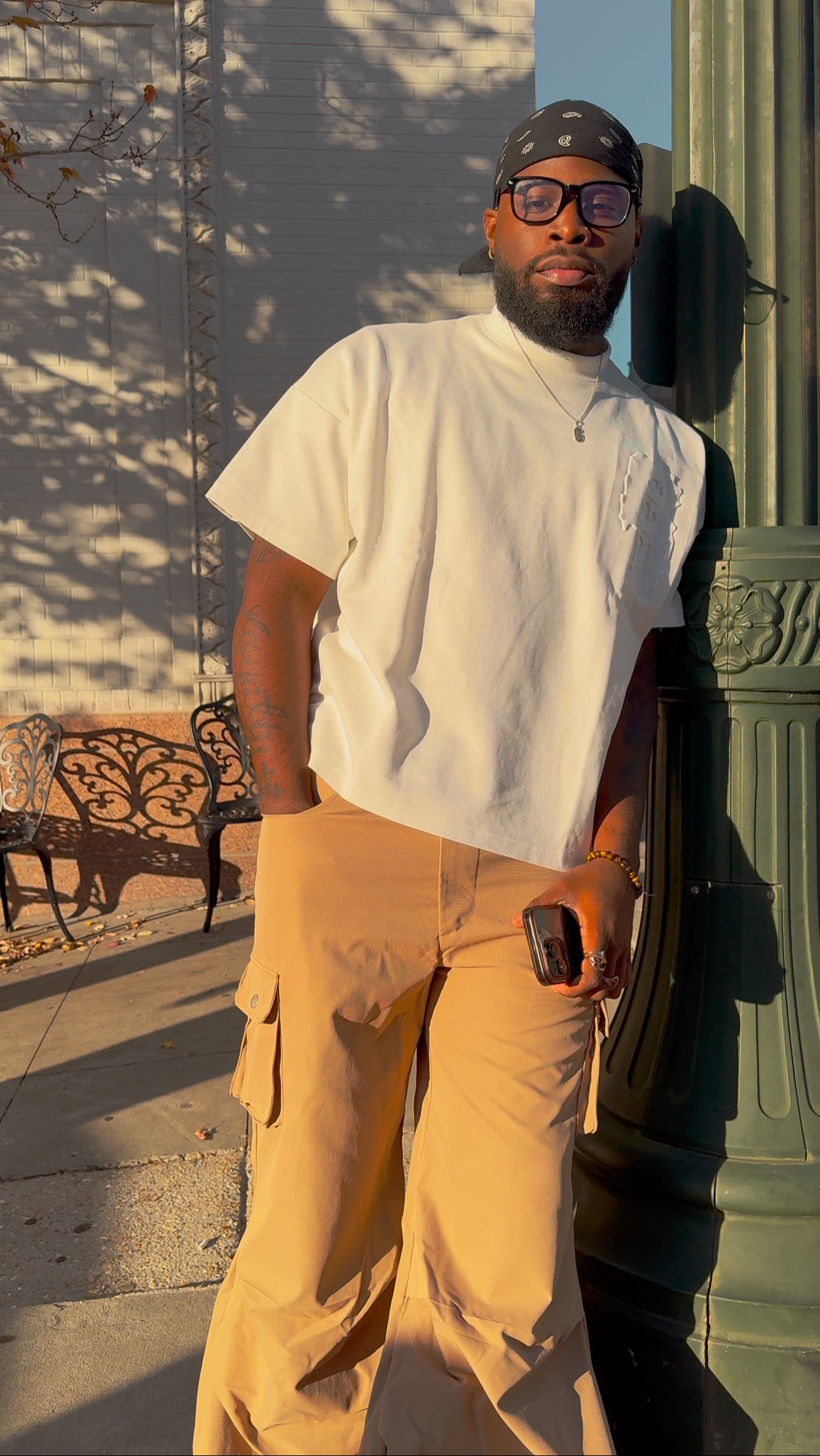 CREAMSTONE EMBOSSED SHIRT