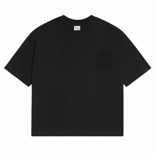 BLACK EMBOSSED SHIRT